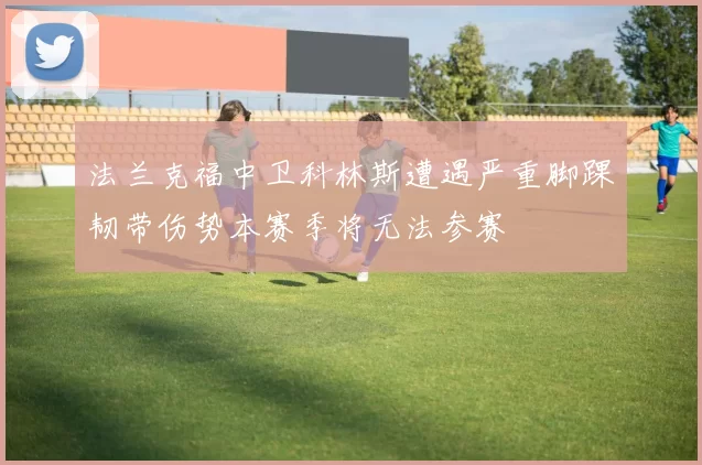 法兰克福中卫科林斯遭遇严重脚踝韧带伤势本赛季将无法参赛